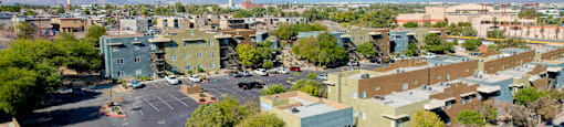 a view of the city from the roof of a building at Maryland Villas Apartments, Nevada, 89101