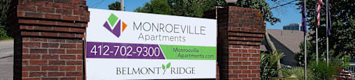 Community Entrance at Belmont Ridge Apartments, Monroeville, 15146