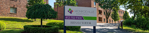 Property Signage at Birnam Wood Apartments, Monroeville, PA