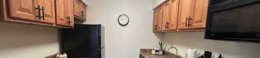 Kitchen with a Stove Top Oven at Birnam Wood Apartments, Monroeville, PA