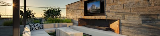 a view of the outdoor seating area of architecture, backyard, estate, facade, grass,