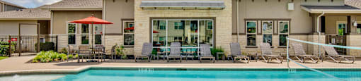 our apartments offer a swimming pool in front of our building