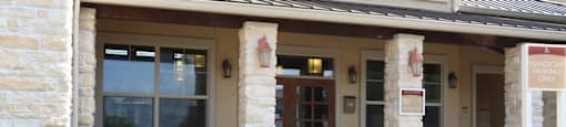 Exterior front office doors