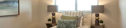 Royal Rose in Etobicoke, ON large bedroom with luxury vinyl flooring