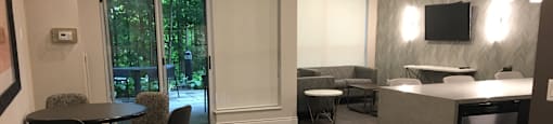Brookbanks Public social room with access to outdoor patio space in Toronto, ON