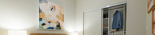 Inlet Glen Apartments in Port Moody, BC second bedroom with closet