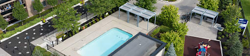 190 Cityview in Brampton, ON Outdoor pool and playground