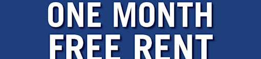 A promotional image for realstar offering up to one month free rent on select suites with a 13-month lease.