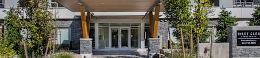 Inlet Glen Apartments community entrance in Port Moody, BC