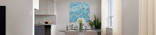A spacious, bright and airy dining room with hardwood flooring 437 Glen Park, Toronto, ON