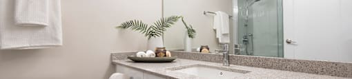 Glades on 55 bathroom featuring modern finishes in Langley, BC