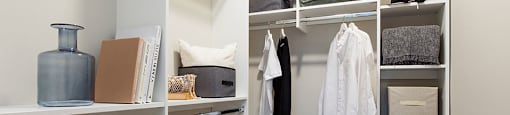 Inlet Glen Apartments in Port Moody, BC walk-in closet with organizers