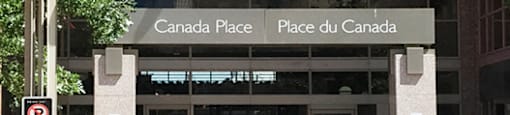 Canada Place located nearby the property at 99 Jasper in Edmonton, AB