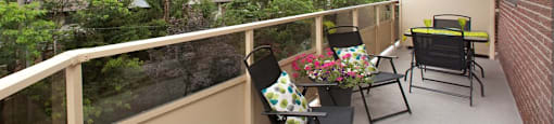 Wellington Park Towers balcony with view of surrounding area in St. Thomas, ON