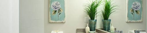 Acton Apartments bathroom with full sized bathtub in Acton, ON