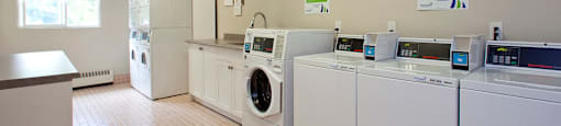 Acton Apartments on-site laundry room in Acton, ON