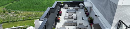balcony at Bayfield Tower Apartments in Barrie ON