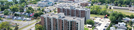Bay Terrace aerial photo of building Belleville, ON