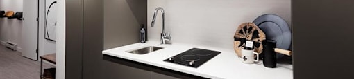 The Duke in Vancouver, BC Sleek, modern kitchen