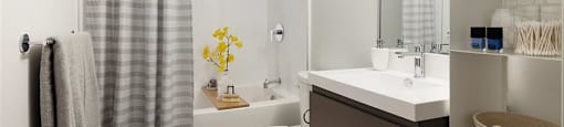 The Duke in Vancouver, BC Bathroom with full size bathtub