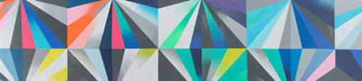 Colourful mural