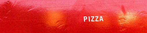 Sign for pizza restaurant