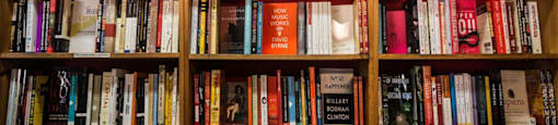 large bookshelf