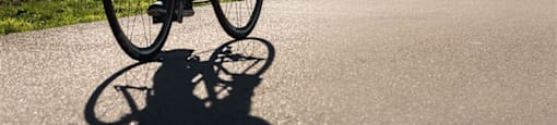 Person biking