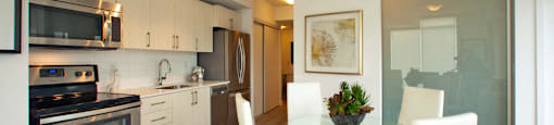 BeachHill Apartments kitchen and dining room in Toronto, ON