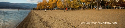 Boyce Gyro Beach Park at Kelowna nearby The Ambrosi Apartments