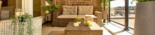 balcony at Brookline Apartments in Bedford NS