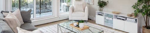 living room at Brookline Apartments in Bedford NS