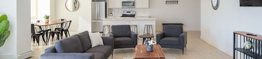 social room at Brookline Apartments in Bedford NS