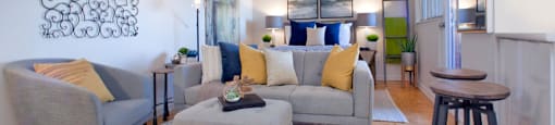 Cambridge Place in Toronto, ON Spacious bachelor suite with hard surface flooring