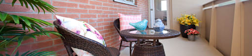 Cambridge Place Apartments private balcony in Scarborough, ON