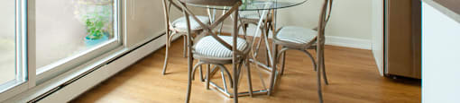 Capitol Hill in Kitchener, ON dining room with luxury vinyl flooring