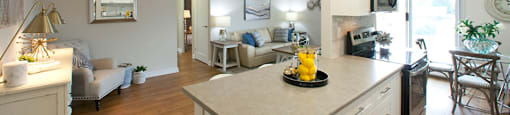 Capitol Hill in Kitchener, ON open concept kitchen with upgraded cabinetry