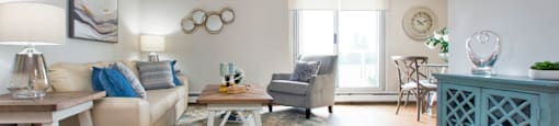 Capitol Hill in Kitchener, ON living room with luxury vinyl flooring throughout