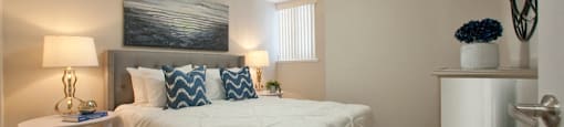 Carriage Hill in Oshawa, ON bedroom with luxury vinyl plank flooring