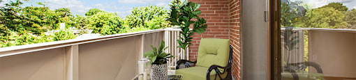 Chestnut Court in-suite private balcony access in St. Thomas, ON