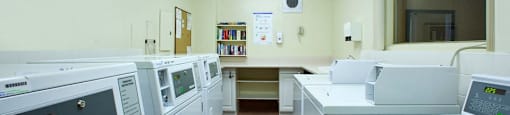 Dorchester Apartments on-site laundry facility in Niagara Falls, ON