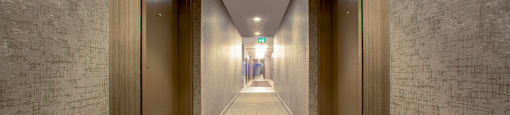 Edgehill Apartments in Barrie, ON hallway