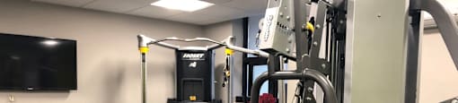 Cedarwoods Tower fitness facility with equipment in Kitchener, ON