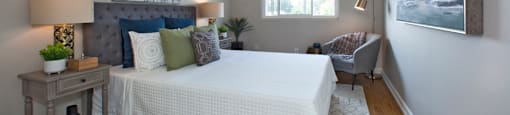 High Street Apartments bedroom in Fort Erie, ON