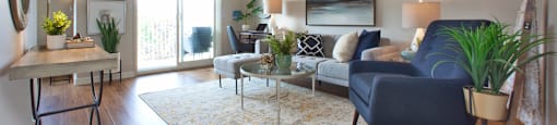 High Street Apartments open concept living area in Fort Erie, Ontario