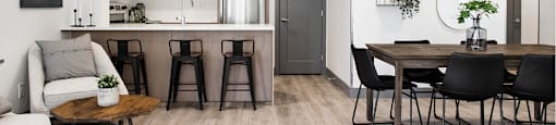 Inlet Glen Apartments Social Room featuring catering kitchen in Port Moody, BC