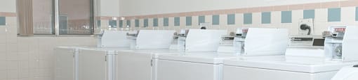 Laundry room at Bradford Place