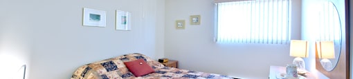 Les Jardins Hauterive in Sherbrooke, QC spacious bedroom