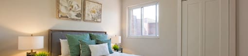 Linden Court bedroom with large closet in St. Catharines, ON