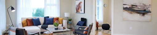 The Cliffs at Dellridge featuring a spacious modern living room in Bedford, NS